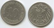 Deutsches Reich Kaiserreich 10 Pfennig G9604 - RAR Germany Empire Wilhelm II. 1888-1918 -