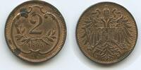 Österreich Kaiserreich 2 Heller G3974 - Franz Joseph I. 1848-1916 Austria -