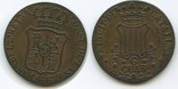 6 Cuartos (6 CUAR) 1846 Spanien Katalonien G8871 - RAR Catalonia Isabel II. 1833-1868 España Spain Vorzüglich