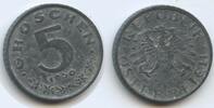 Österreich 2.Republik 5 Groschen Überprägung G6776 - Overstamped on Pfennig KM#97 Austria Second Republic -