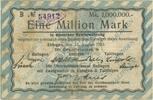Deutsches Reich Weimar 1 Million Mark GB349 - Balingen Notgeld Germany Paper Money -