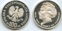 Polen 100 Zlotych (100 Zloty) Silber G3846 - Ignacy Jan Paderewski 1860-1941 Poland Polskich -