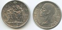 Italien Königreich 5 Lire Silber G12500 - RAR Mutter und Kinder Victor Emmanuel III. 1900-1946 Italy Italia -