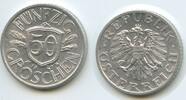 Österreich 2.Republik G8130 - Austria 50 Groschen 1947 Vorzüglich