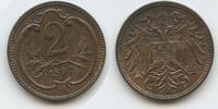 Österreich Kaiserreich 2 Heller G3976 - Franz Joseph I. 1848-1916 Austria -