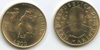 San Marino 200 Lire G12007 - The Arts Painting - The Man and Artistic Expression -