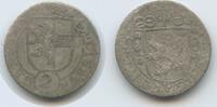 Salzburg Erzbistum 2 Kreuzer (½ Batzen Silber) 1625 G5871 - Paris von Lodron 1619-1653 TB