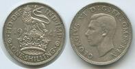 Großbritannien Great Britain 1 Shilling Silber G1453 - RAR Georg VI. 1936-1952 United Kingdom -