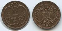 Österreich Kaiserreich 2 Heller G4112 - Franz Joseph I. 1848-1916 Austria -