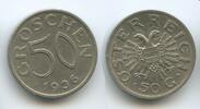 Österreich 50 Groschen G12369 - SEHR RAR 1. Republik 1918-1938 -