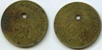 Deutsches Reich Kaiserreich 20 Pfennig Wertmarke T140 - Spar- & Konsumverein Stuttgart -