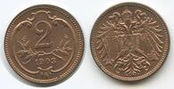 Österreich Kaiserreich G14890 - Franz Joseph I. 1848-1916 Austria 2 Heller 1903 Fast unzirkuiert, Flecken