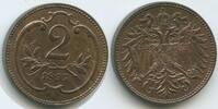 Österreich Kaiserreich 2 Heller G12362 - Franz Joseph I. 1848-1916 Austria -