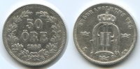 Schweden 50 Öre 1883 E.B. M#3037 - Schweden Silber RAR s-ss 35,00 EUR  + 7,50 EUR frais d'envoi