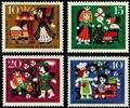 Bund Bund, Michel Nr. 447-450 postfrisch - Dornröschen, Märchen der Brüder Grimm -