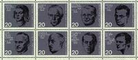 Bund Bund, Michel Nr. 431-438 postfrisch (Einzelmarken aus Block 3) -