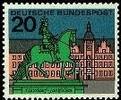 Bund Bund, Michel Nr. 423 postfrisch - Düsseldorf, Jan-Wellem-Denkmal (Nordrhein-Westfalen) -