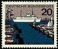 Bund Bund, Michel Nr. 418 postfrisch - Kiel, Fährhafen (Schleswig-Holstein) -