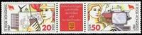 DDR  DDR, MiNr. 3086-3087 Dreierstreifen postfrisch - Kongress des Freie... 2,00 EUR  + 19,99 EUR frais d'envoi