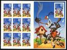 USA USA 2000 - MiNr. 3287 postfrisch - Folienbogen - Comic Road Runner + Coyote -