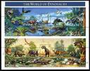 USA USA 1997 - Zusammendruck Bogen MiNr. 2814-2828 postfrisch Dinosaurier / MNH -