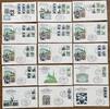 Berlin Berlin MH 14+15 / H-Bl. 22+23 / Zusammendrucke W83-W98 FDC gestempelt -