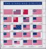 USA USA 2000 MiNr. 3313-3332 Bogen postfrisch - Stars and Stripes Flaggen -