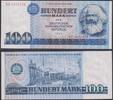 Papiergeld Deutschland 100 Mark DDR 100 Mark 1975 P31a - Karl Marx - Breite Seriennummer / Wide Serial Number -