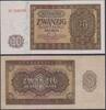 Papiergeld Deutschland 20 Mark DDR 20 Mark 1948 P13b - 7-stellige SN - Deutsche Demokratische Republik -