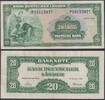 Papiergeld Deutschland 20 Mark Bank Deutscher Länder 1949 20 Mark P17a - P/T - BDL SERIE 1949 Deutsche Mark -