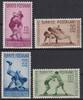 Türkei Türkei 1949 Michel Nr. 1231-1234 postfrisch - Europameisterschaften im Freistilringen -