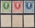 Liechtenstein Liechtenstein 1925 MiNr. 72-74 postfrisch - 85. Geburtstag von Fürst Johann II. -