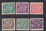 Litauen Tschechoslowakei 1920 MiNr. 183-188 A ungebraucht - Freimarken: Allegorie -