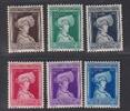 Luxemburg Luxemburg MiNr. 296-301 postfrisch - Kinderhilfe 1936 - Herzog Wenzel I. -