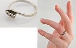 Ringe Eleganter Diamantring aus Weißgold | 585 / 1,64g / Gr. 53 -