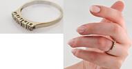 Ringe Klassischer Diamantring aus Weißgold | 585 / 1,23g / Gr. 53 -