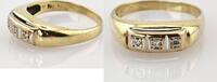 Ringe Art-Déco Diamant-Ring aus Gold | 585 / 4,11g / Gr. 58 -