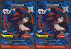 Einzelkarten Naruto Mythos TCG 2x Itachi Uchiha 128/130 A 2nd Edition NM Englisch -