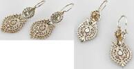 Ohrschmuck Filigrane Ohrringe aus Sterlingsilber 925 -