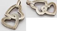 Halsketten & Anhänger Herz-Anhänger aus Sterling-Silber 925 -