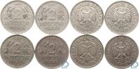 BRD Mark-W&auml;hrung 4 x 2 Mark 1951 BRD - 2 DM 1951 DFG J komplett- Trauben... 29,99 EUR  + 19,99 EUR frais d'envoi
