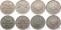 BRD Mark-W&auml;hrung 4 x 2 Mark 1951 BRD - 2 DM 1951 DFG J komplett- Trauben... 29,99 EUR  + 19,99 EUR frais d'envoi