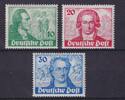 Berlin 1949 Berlin, Michel Nr. 61-63 ungebraucht mit Falz - Goethe ungeb... 19,99 EUR  + 19,99 EUR frais d'envoi
