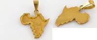 Halsketten & Anh&auml;nger  Afrika-Anh&auml;nger aus Gold | 750 / 2,54 g  399,00 EUR  + 19,99 EUR frais d'envoi