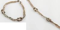 Armb&auml;nder & Charm-Anh&auml;nger  Geflochtenes Silberarmband mit Achterknoten  36,00 EUR  + 19,99 EUR frais d'envoi