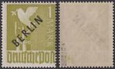 Berlin Berlin MiNr. 17 a postfrisch, geprüft Schlegel BPP, 5 Mark Schwarzaufdruck -