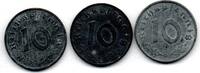Allemagne - Deutschland - Germany Lot de 3 Monnaies -