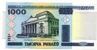 Belarus 1000 Rublei 2000 AU 2,50 EUR  + 1,89 EUR frais d'envoi