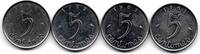 France - Frankreich Série de 5 Centimes -