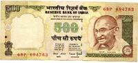 Inde - India 500 Rupees -